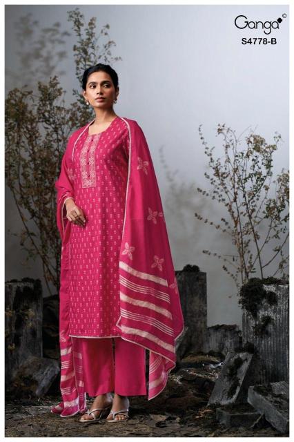 Ganga niyana 4778 top company in the category dress material wholesalers in jaipur